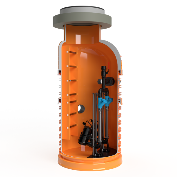 Abwasserschächte für Tauchmotorpumpen - SK10